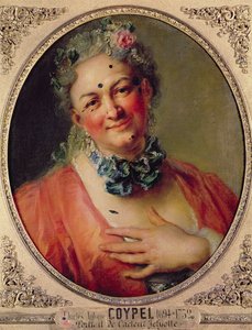 Portret van de Zanger Pierre de Jelyotte (1713-97) in Vrouwelijke Kleding, c.1745 door Charles Antoine Coypel
